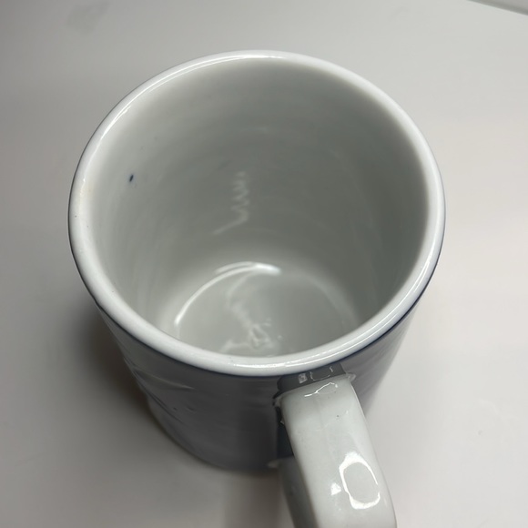 Etched Ceramic Blue Mug - Picture 6 of 11